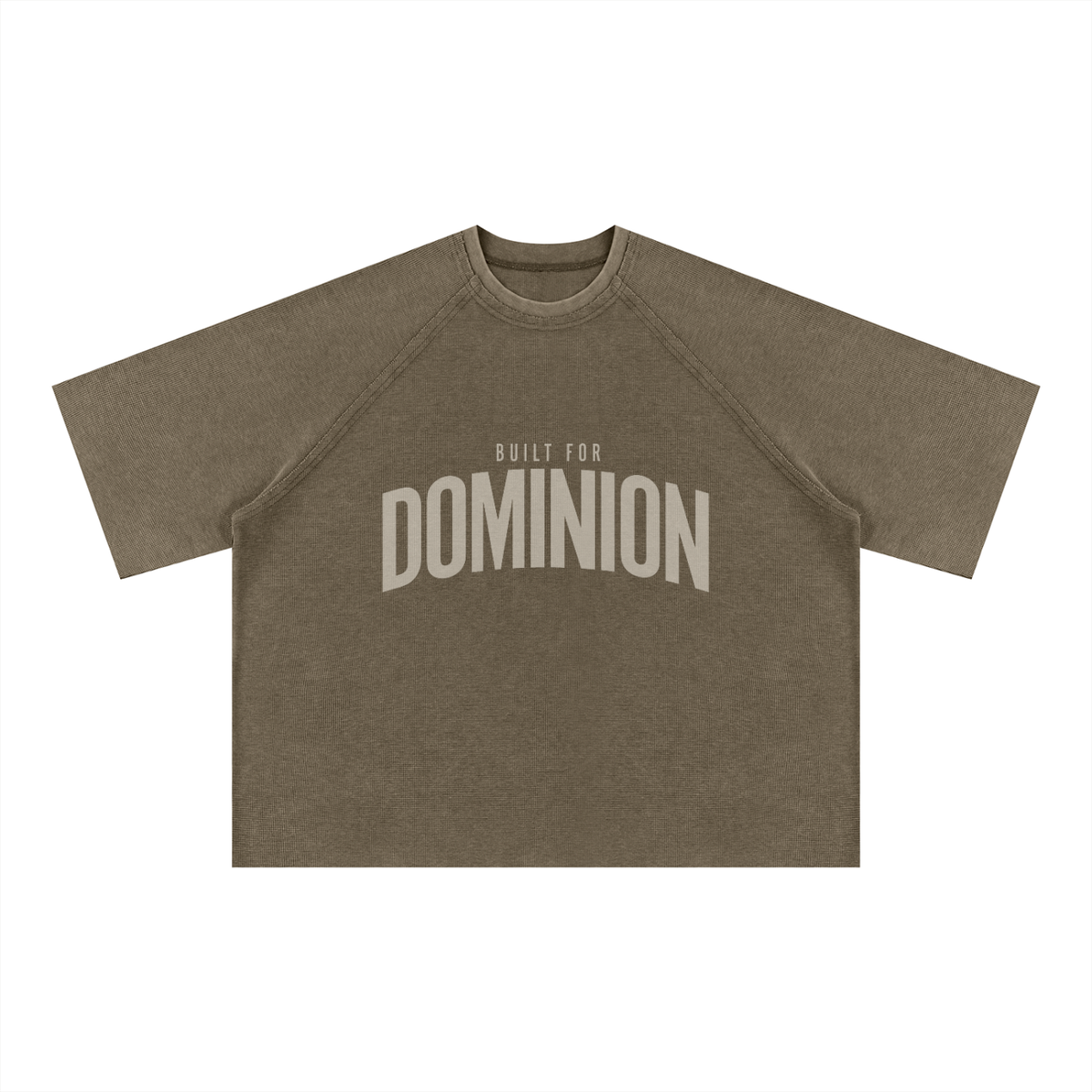Built for Dominion Boxy Waffle T-Shirt