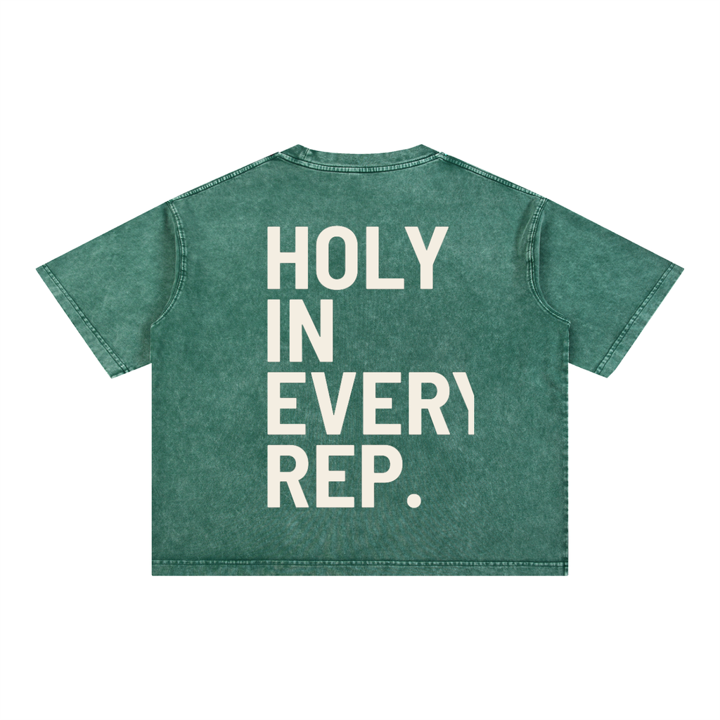 Holy in every rep  boxy T-Shirt