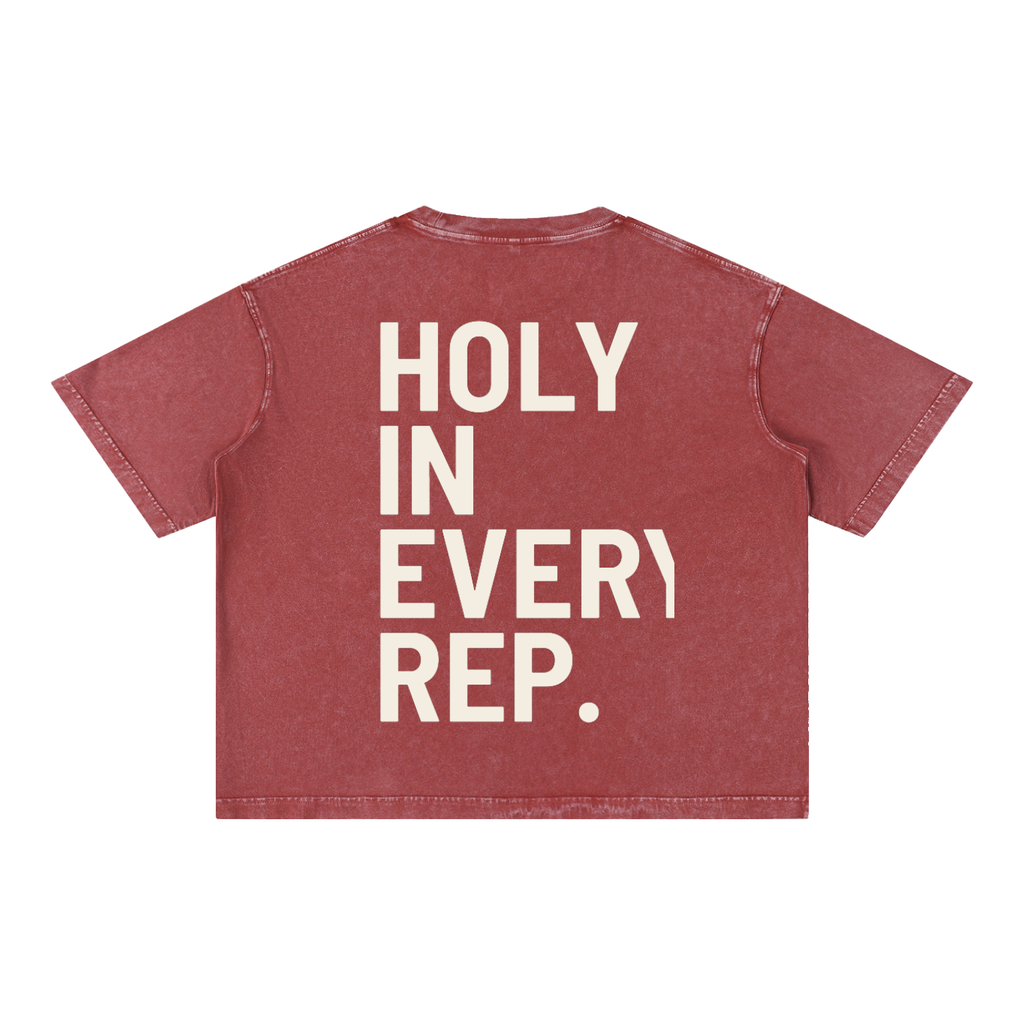 Holy in every rep  boxy T-Shirt