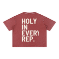 Holy in every rep  boxy T-Shirt