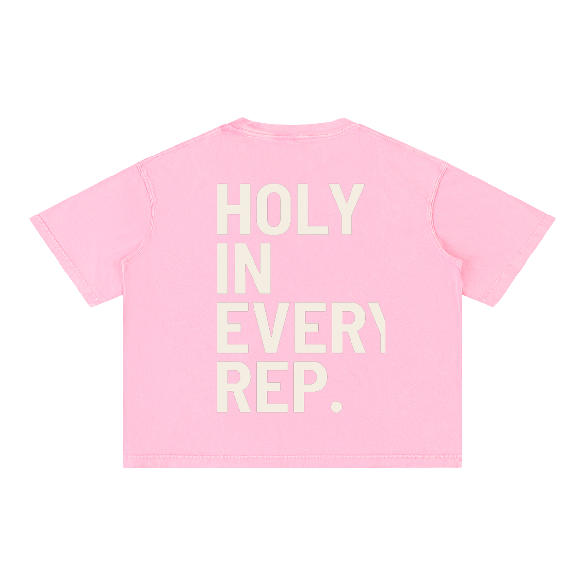Holy in every rep  boxy T-Shirt