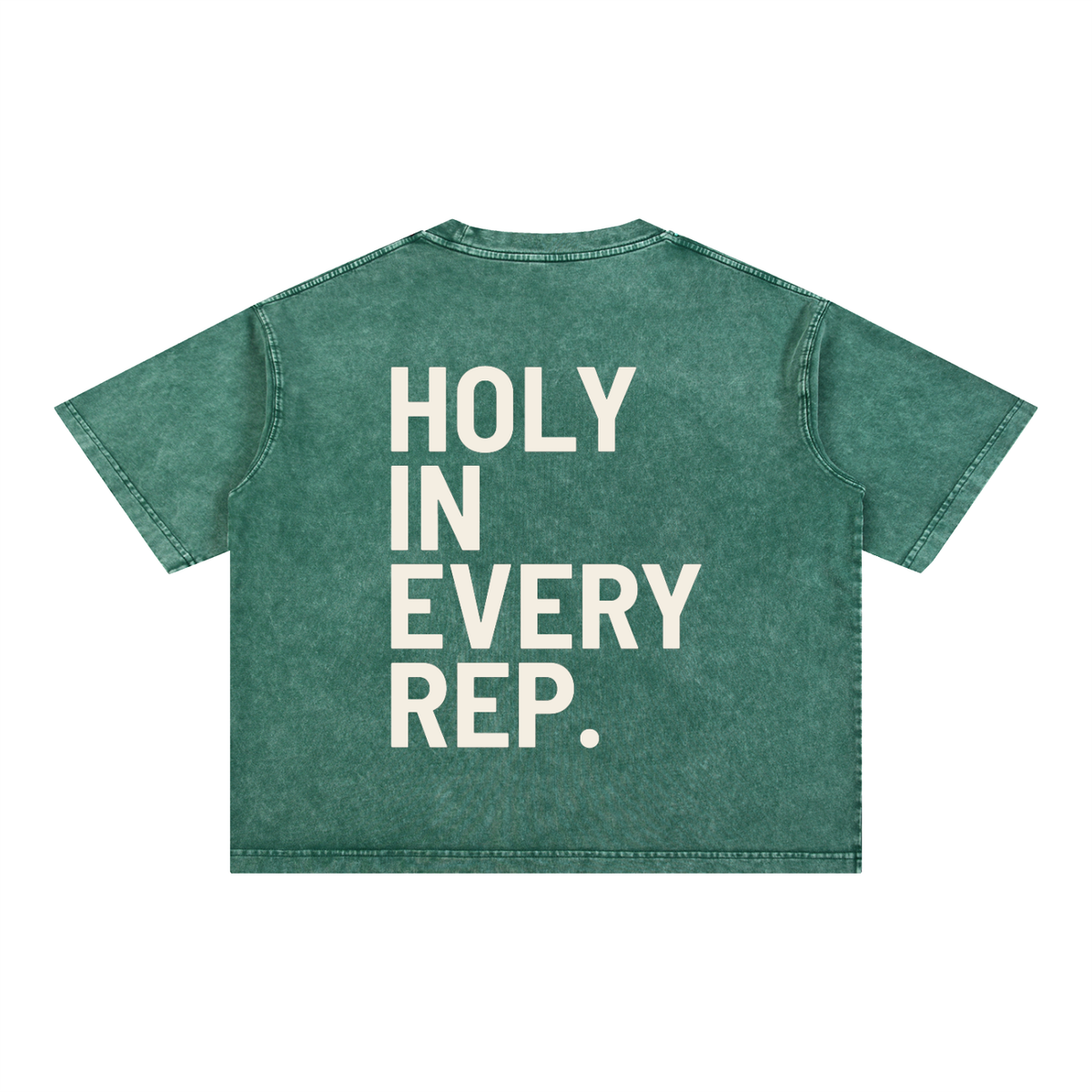 Mineral Wash Boxy Cotton T-Shirt
