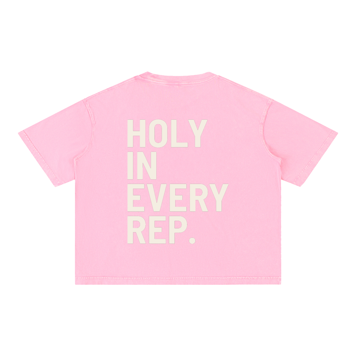 Mineral Wash Boxy Cotton T-Shirt
