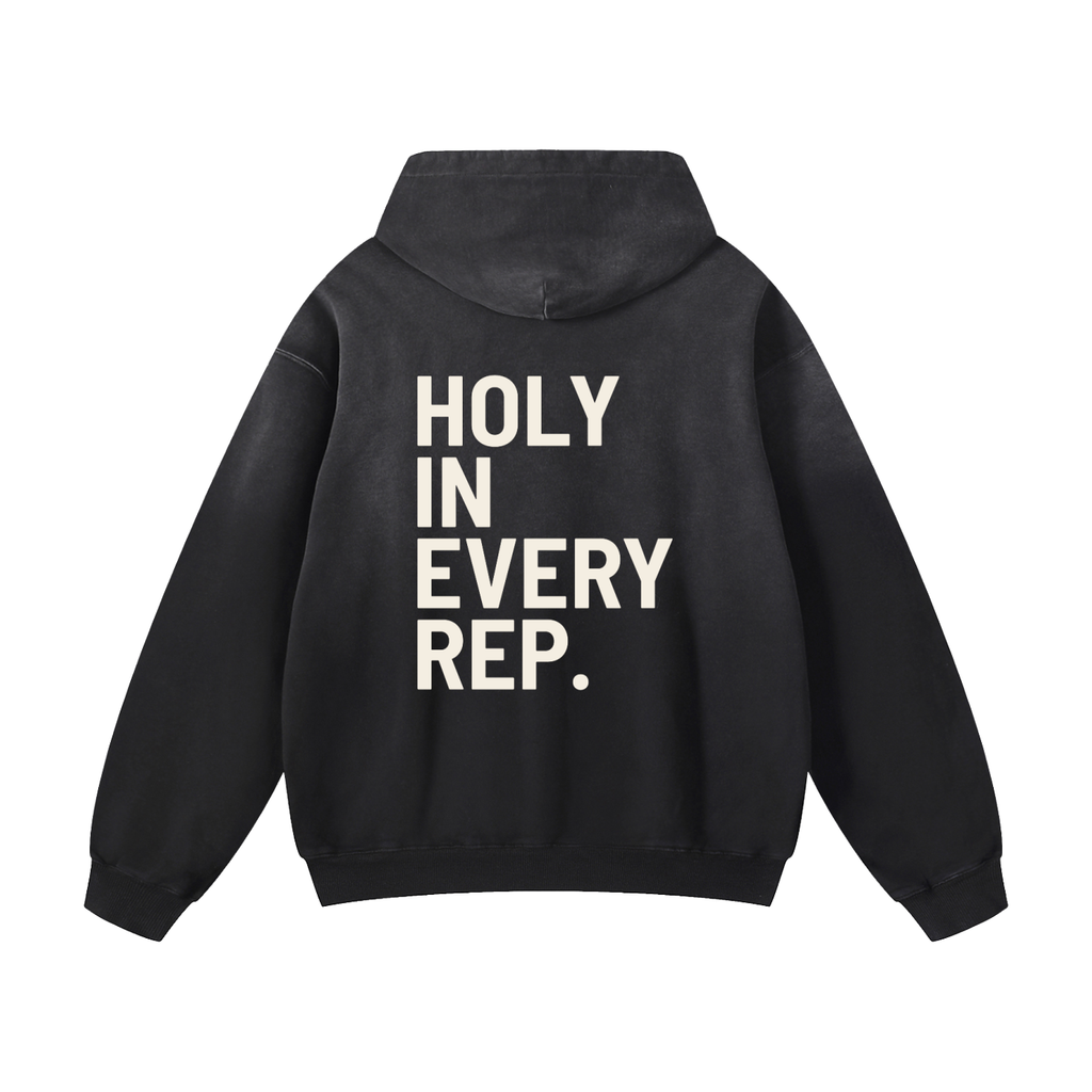 Holy in Every Rep Oversized Hoodie